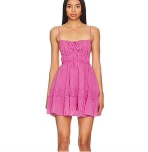 Free People Pink Mini Dress